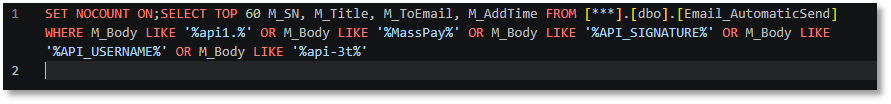 图14、Agent寻找paypal凭据的sql脚本.png